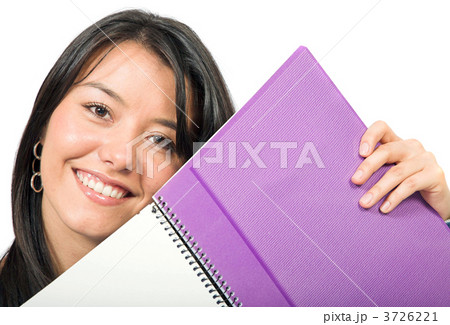 beautiful student with notebook 3726221