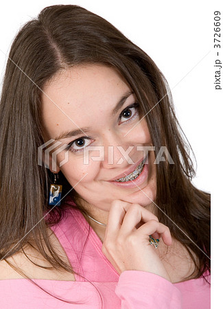 female portrait with braces female portrait with braces 3726609