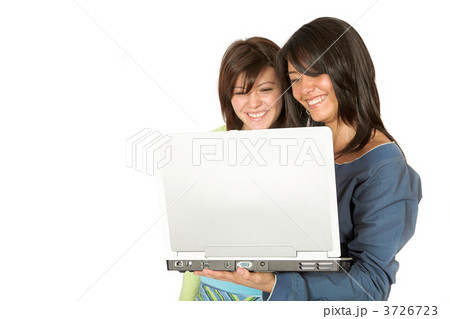 beautiful girls with a laptop 3726723