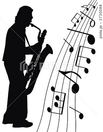 Jazz For Saxのイラスト素材 3730088 Pixta