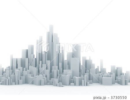 都市風景 都会 ビル群のイラスト素材