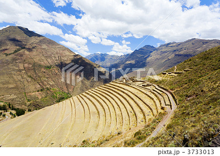 Terraces at Pisac ruins Terraces at Pisac ruins 3733013
