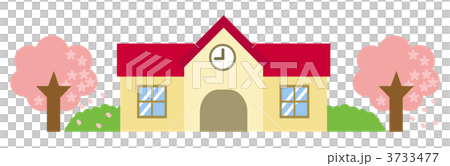 園舎_春 園舎_春 3733477