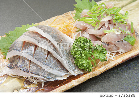 鯵の刺身とタタキ 3735339