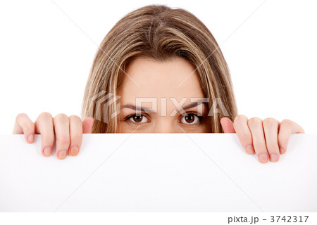 Woman with banner 3742317