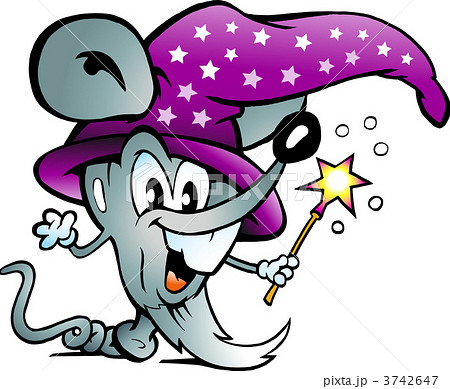 Hand-drawn Vector illustration of an Magic Computer Mouse 3742647