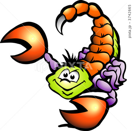 Hand-drawn Vector illustration of an Danger Scorpion 3742665