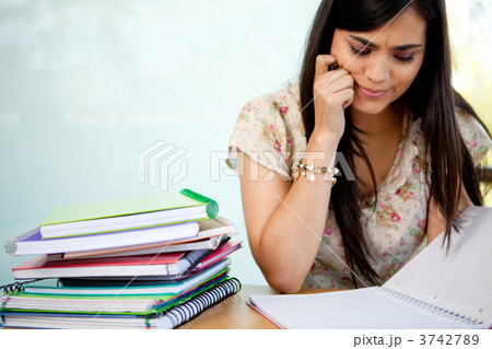 Confused female student 3742789