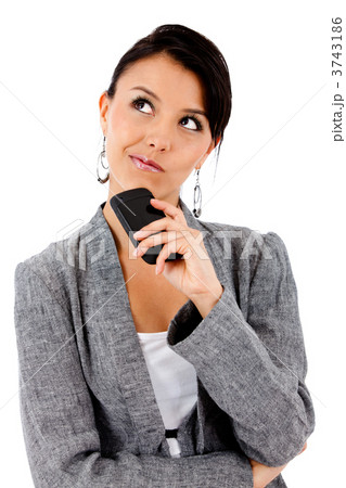 Thoughtful business woman 3743186