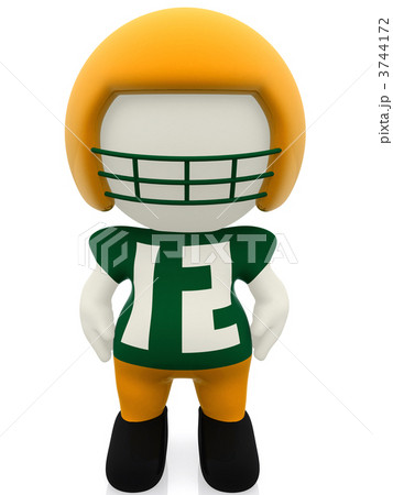 3D american footballer 3744172