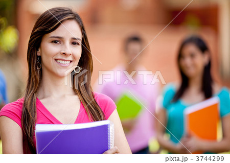 Female student smiling 3744299