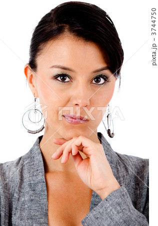 Skeptical business woman 3744750