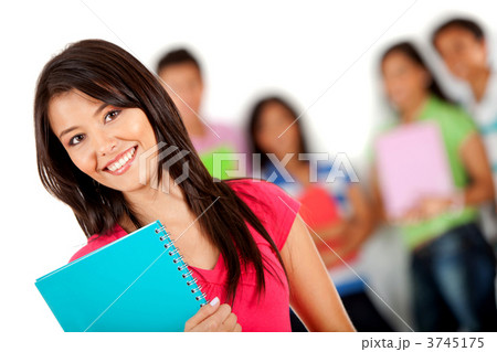 Female student smiling 3745175