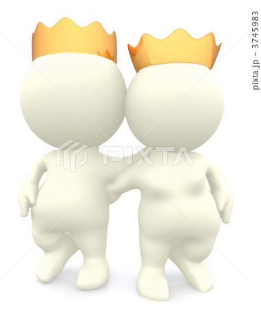 3D royal couple 3745983