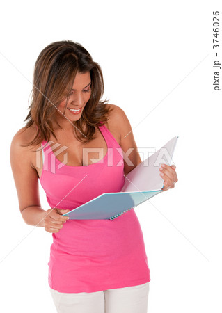 Female student isolated 3746026