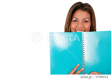 Female student isolated Female student isolated 3746031