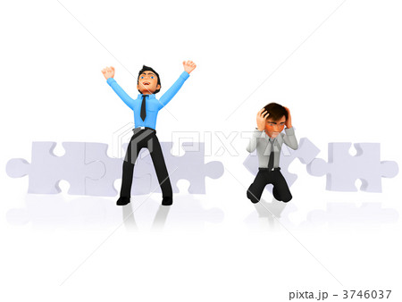 3D Business winner and looser 3746037