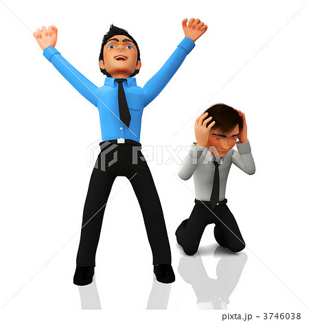 3D Business winner and looser 3746038