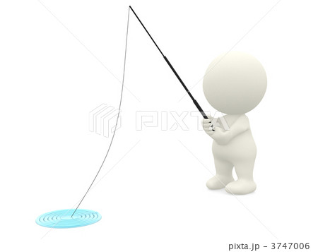 3D man fishing 3747006