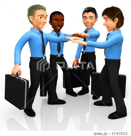 3D business team 3747022