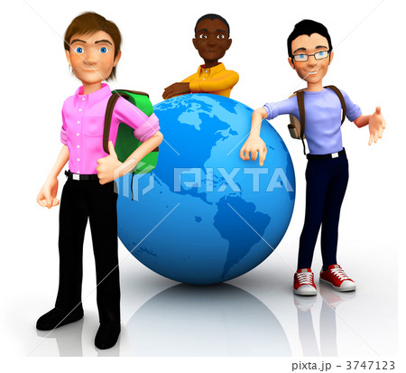 3D worldwide travelers 3747123