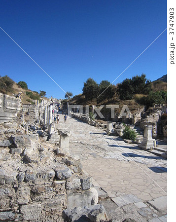 トルコ、エフェスの古代遺跡（クレテス通り） 3747903