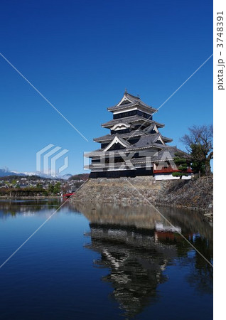 国宝 松本城と北アルプス 国宝 松本城と北アルプス 3748391