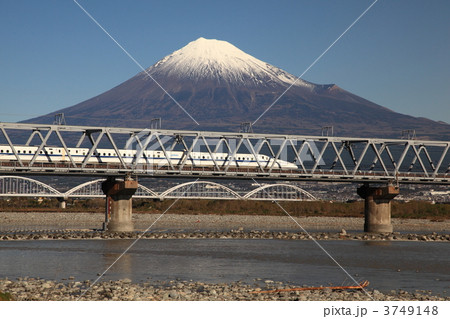 富士山と新幹線 3749148
