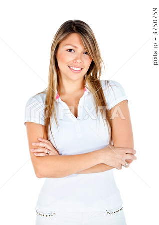Woman with arms crossed 3750759