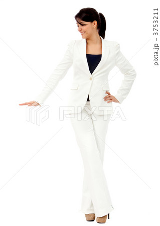 Business woman displaying something Business woman displaying something 3753211