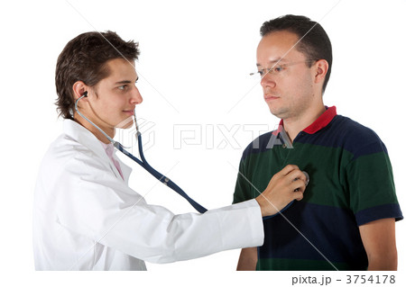 Doctor examining a patient Doctor examining a patient 3754178