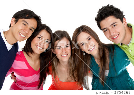 Happy group of friends Happy group of friends 3754265