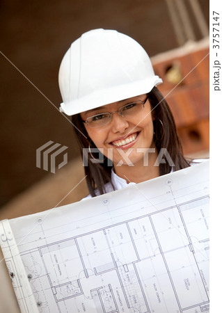 Engineer with a model 3757147