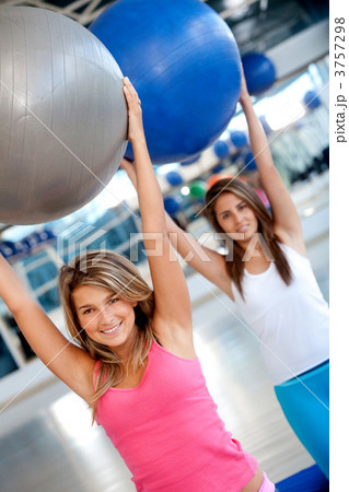 Women in aerobics class Women in aerobics class 3757298