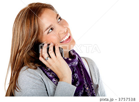 Woman on the phone Woman on the phone 3757538