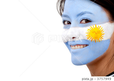 Argentinian flag portrait 3757949