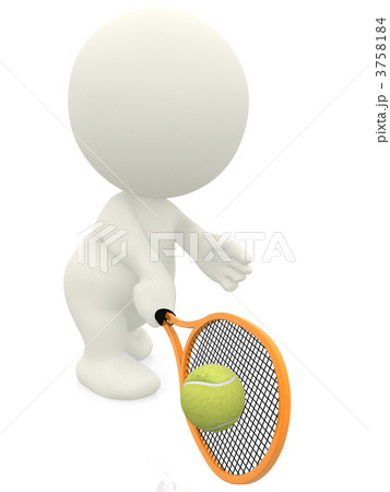 3D Tennis player 3758184