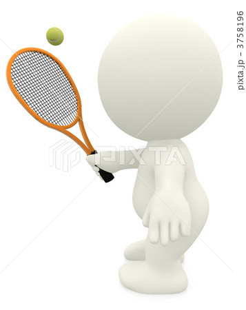 3D Tennis player 3758196