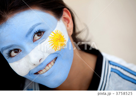 Argentinian flag portrait 3758525
