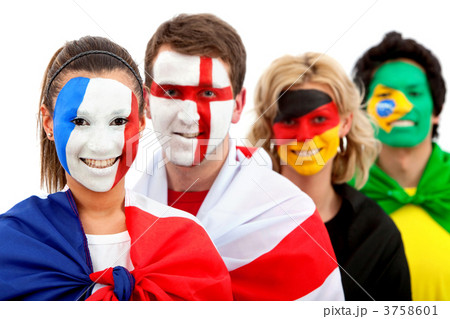 Football fans portrait 3758601