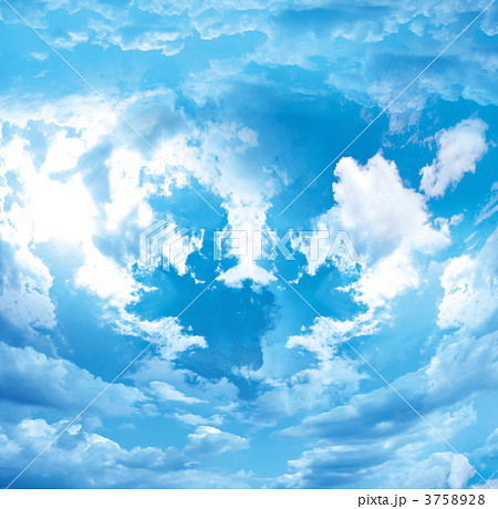 空の雲のイラスト素材 3758928 Pixta