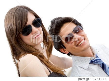Couple wearing sunglasses Couple wearing sunglasses 3761056