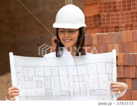 Engineer with a model Engineer with a model 3763573