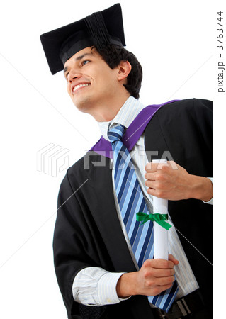 Pensive graduation man 3763744
