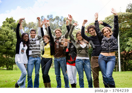 Excited group of people 3764239