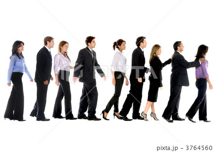 Business people in line 3764560