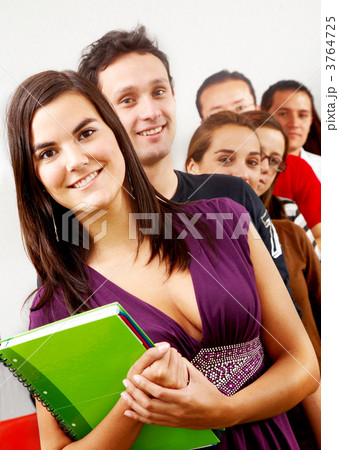college students and a teacher 3764725