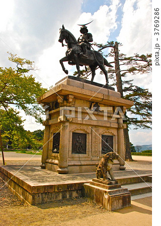 伊達政宗の騎馬像(仙台城/宮城県仙台市青葉区) 伊達政宗の騎馬像(仙台城/宮城県仙台市青葉区) 3769286