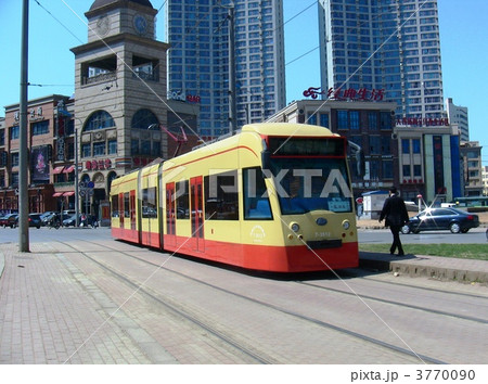 中国 大連 路面電車 中国 大連 路面電車 3770090