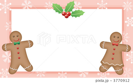 クリスマス　ジンジャークッキー 3770912